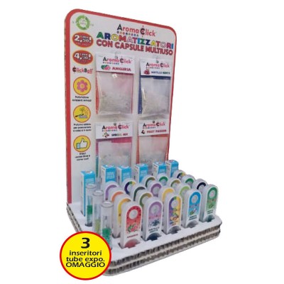 CLICKBALL AROMATIZZATORI CON 
CAPSULE MULTIUSO